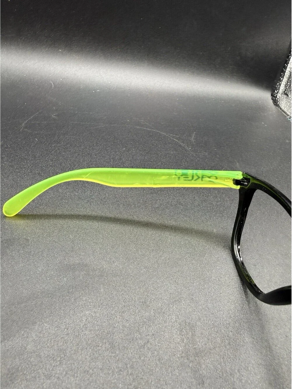 Oakley Frogskin Polished Black/Blacklight Green Frame